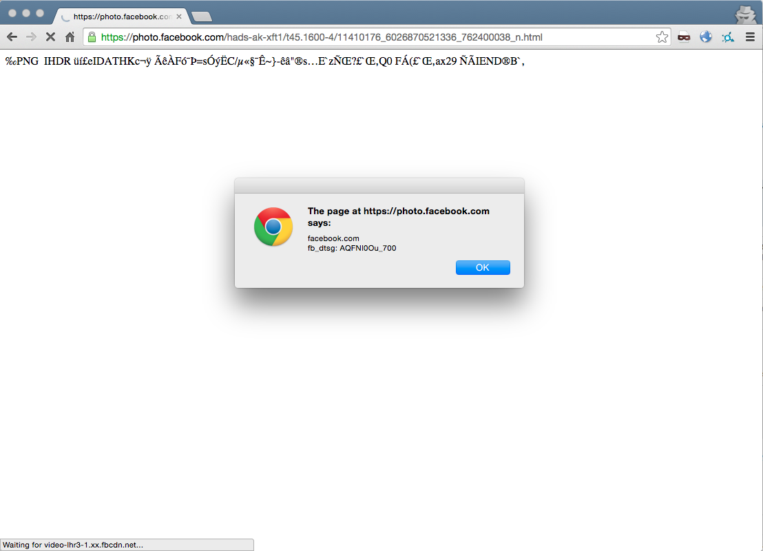 An Xss On Facebook Via Pngs Wonky Content Types Jack